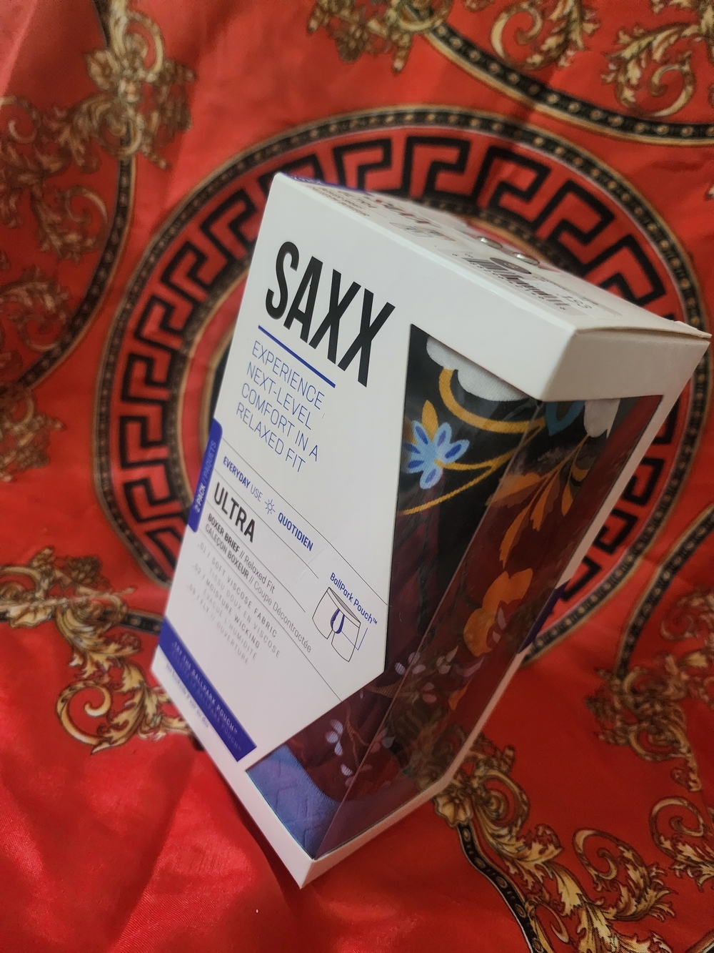 Saxx Ultra Floral Boxer Briefs - Size Small